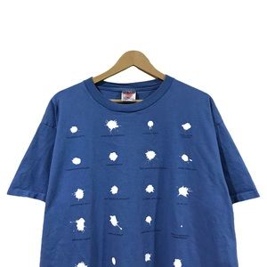 Vintage 1994 Types of Bird Poop Funny Tee